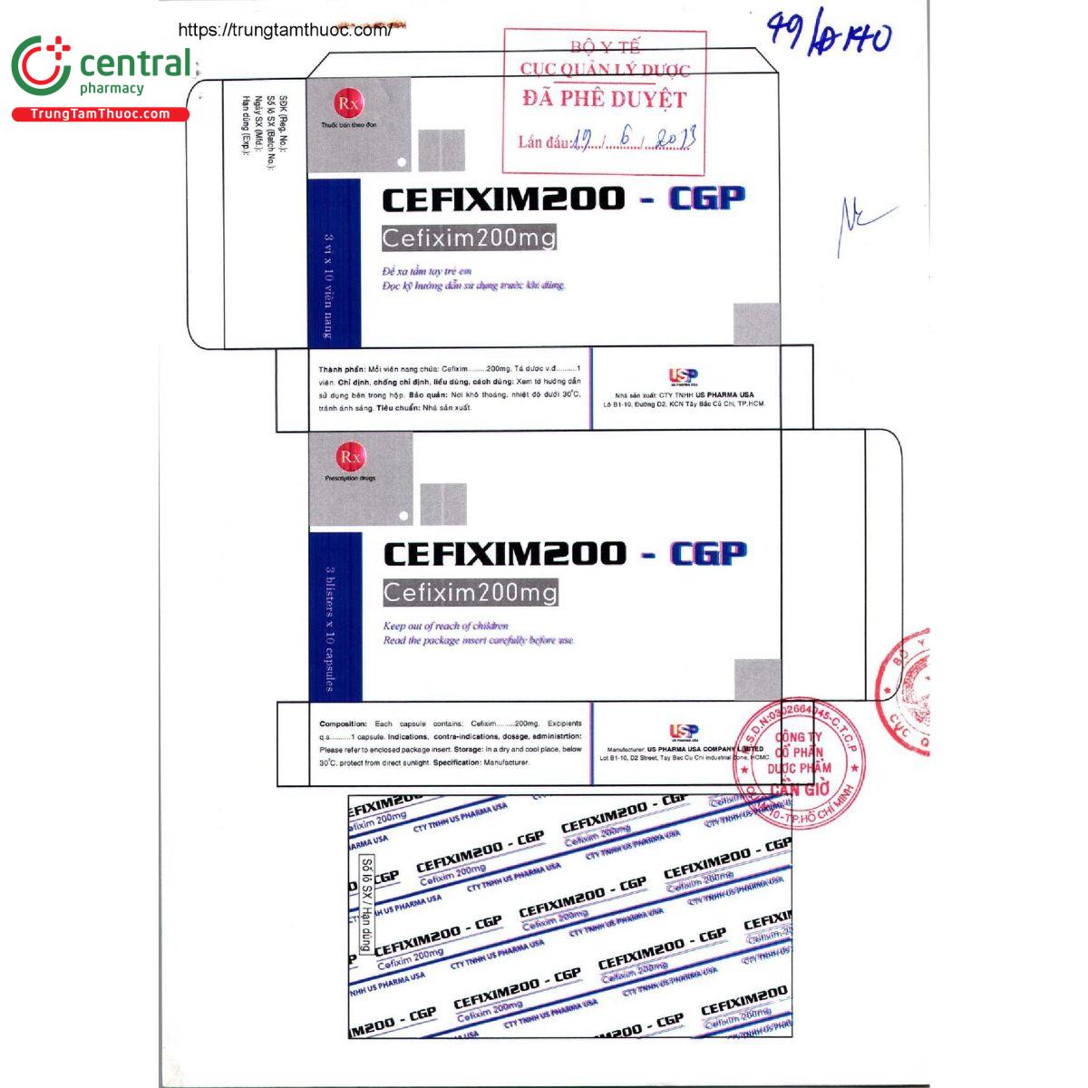 cefixim 200 cgp 3 T8685 cefixim 200 cgp 3 T8685