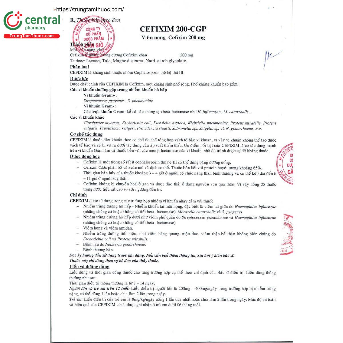 cefixim 200 cgp 4 M5058 cefixim 200 cgp 4 M5058