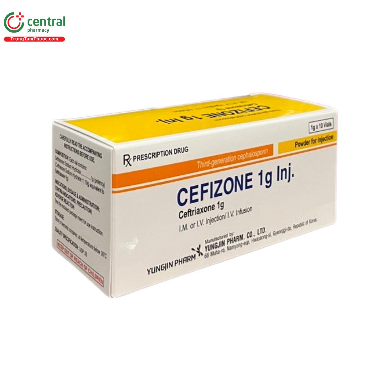 cefizone 1g inj 5 B0502