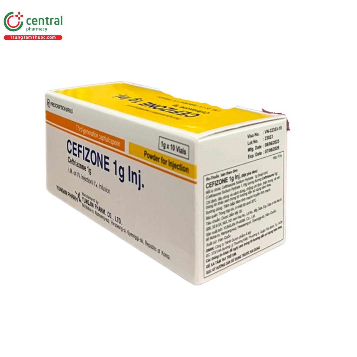 cefizone 1g inj 7 B0273