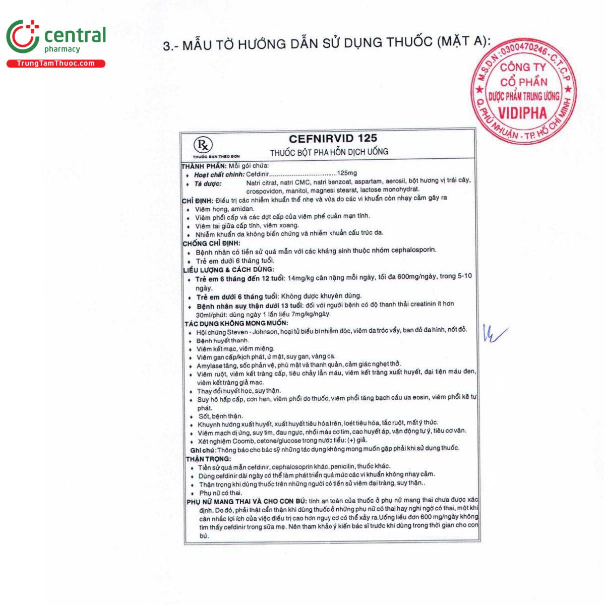 cefnirvid 125 5 Q6172 cefnirvid 125 5 Q6172