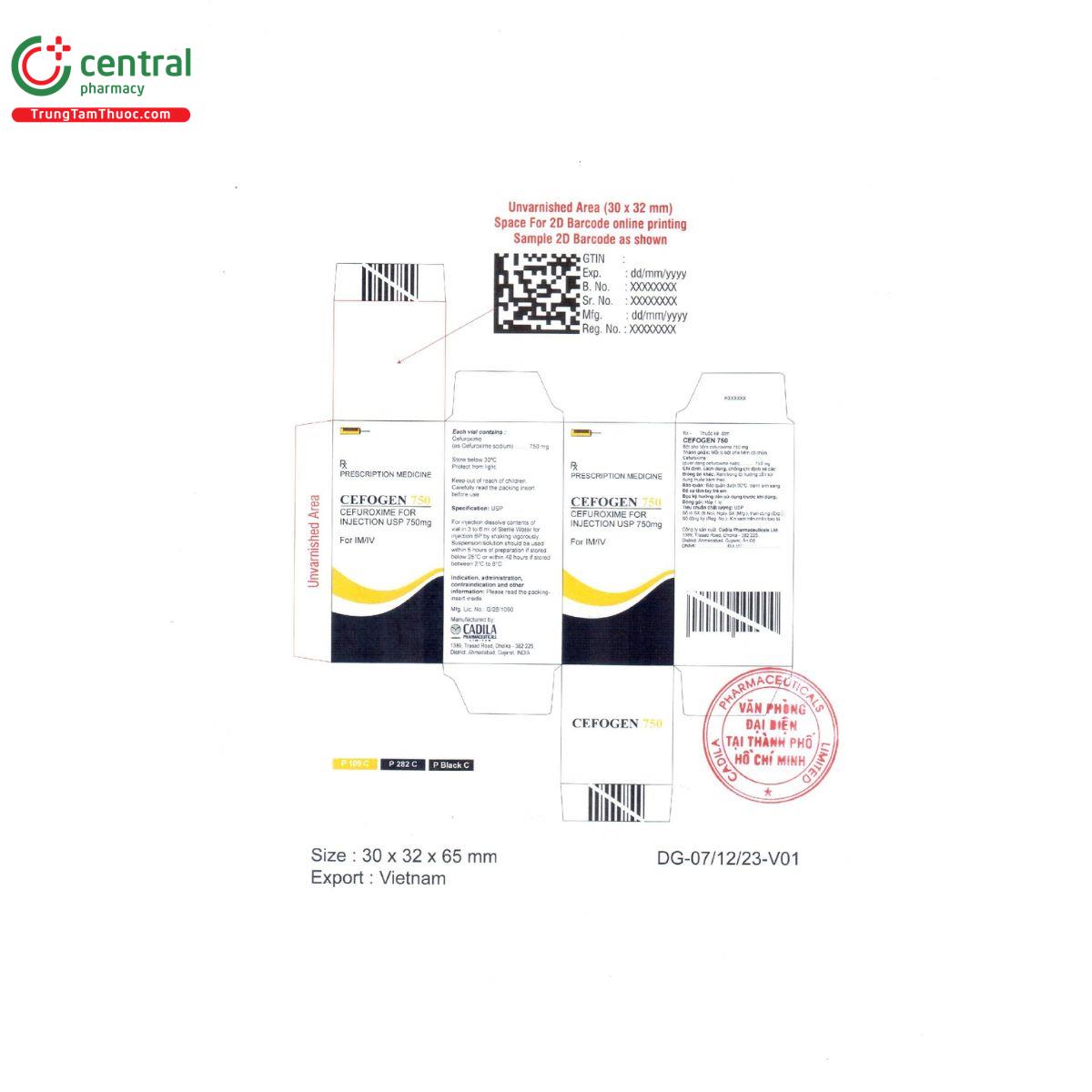 cefogen 750 2 O5574 cefogen 750 2 O5574