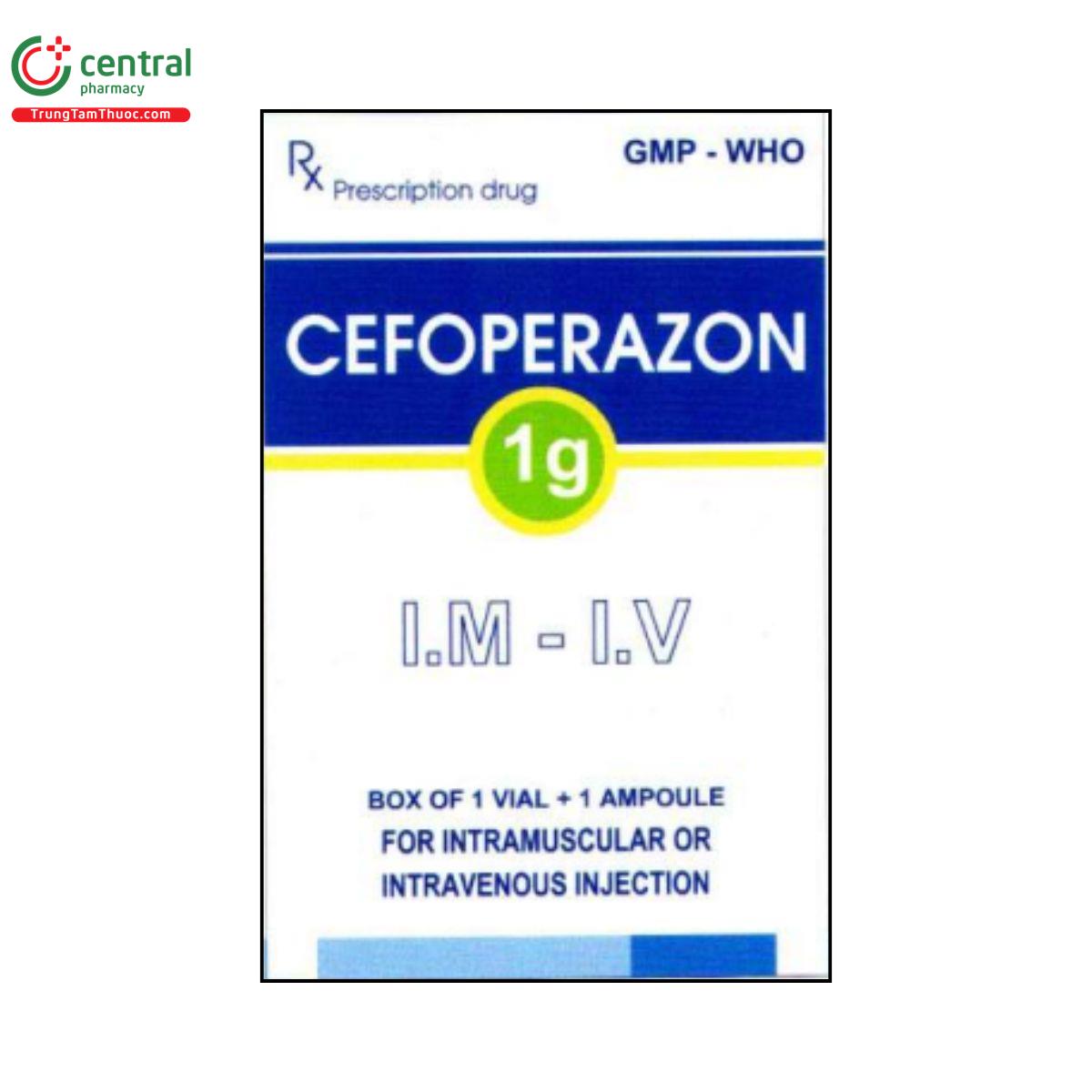 cefoperazon 1g 2 O5105 cefoperazon 1g 2 O5105