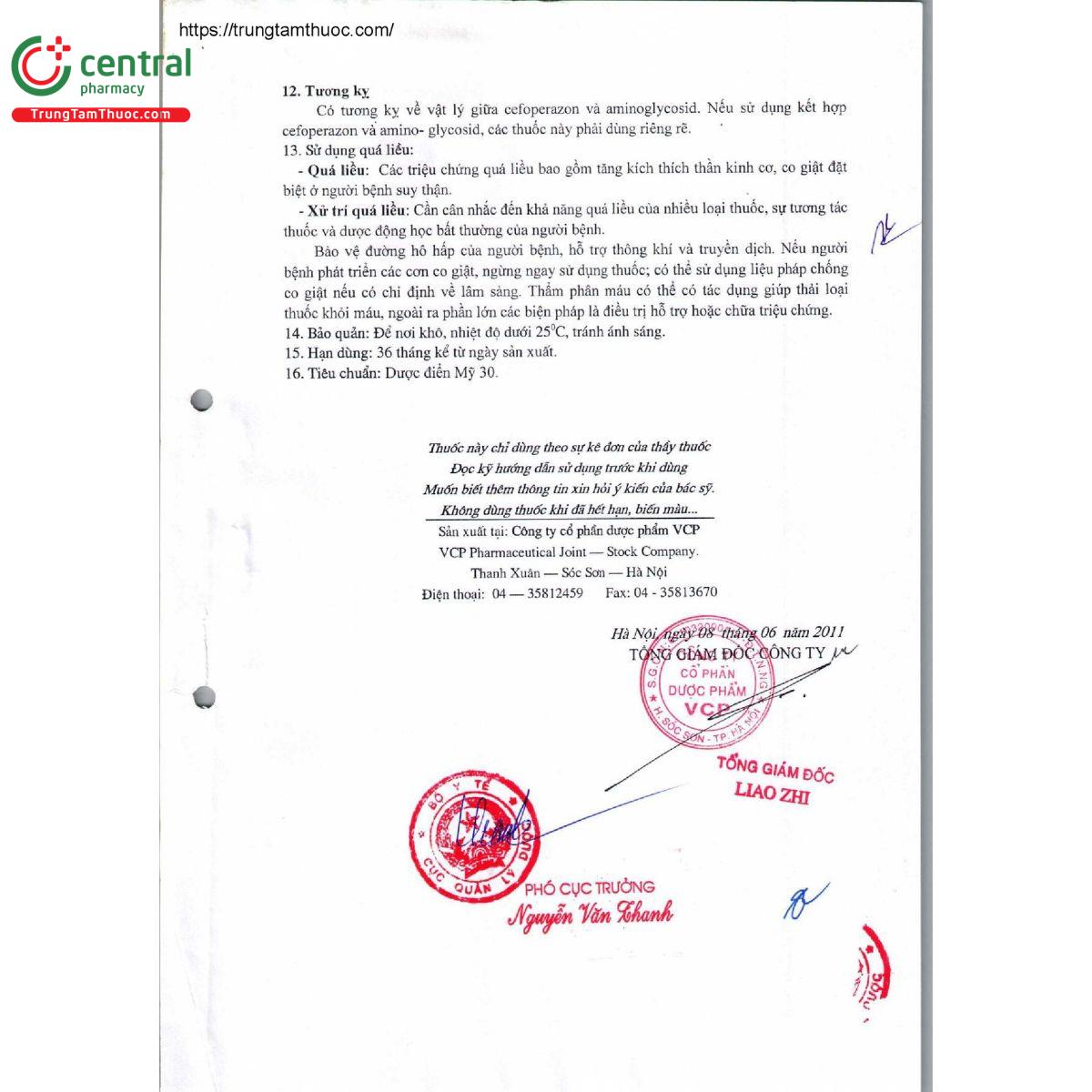 cefoperazon 1g 8 A0016 cefoperazon 1g 8 A0016
