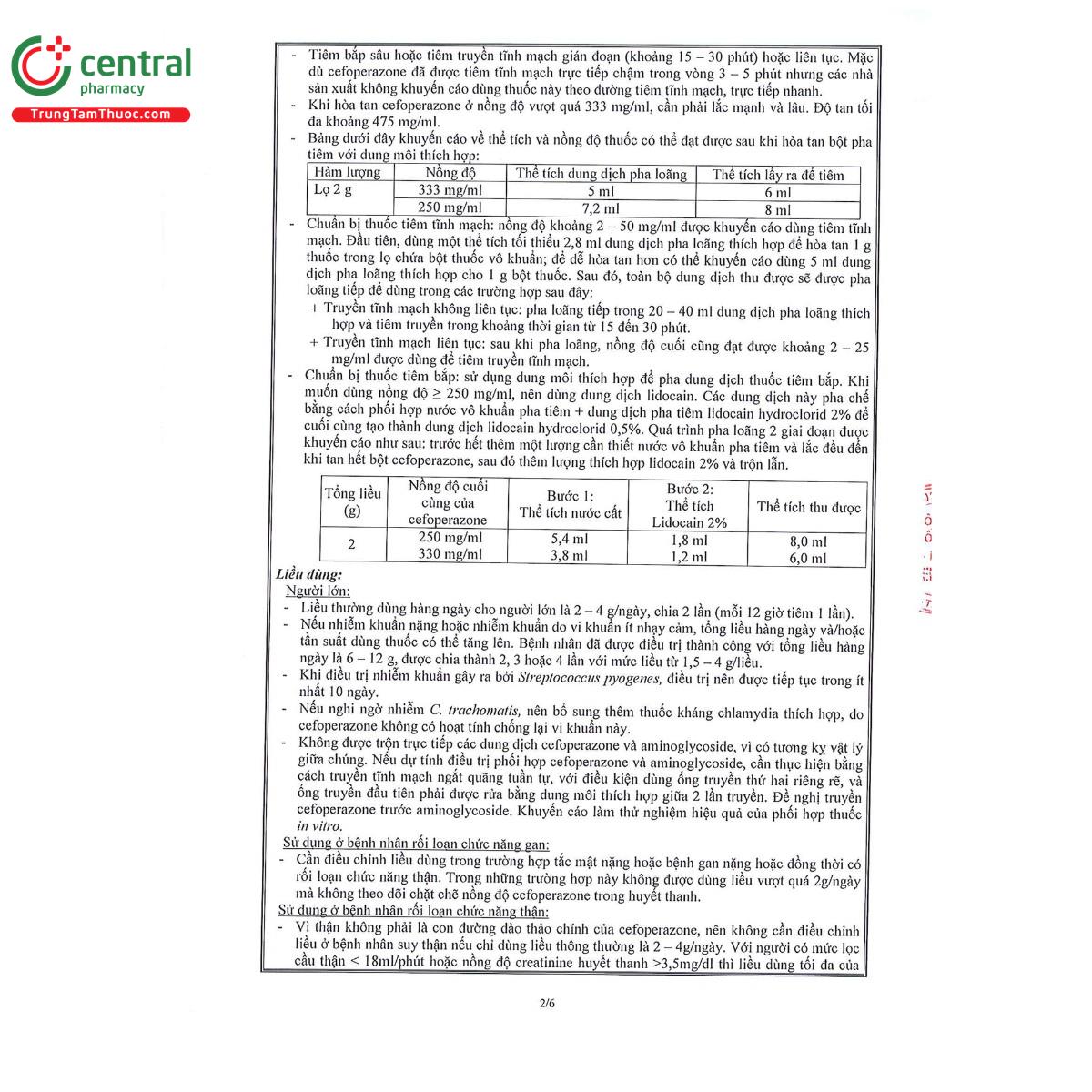 cefoperazone mkp 2g 4 D1652 cefoperazone mkp 2g 4 D1652