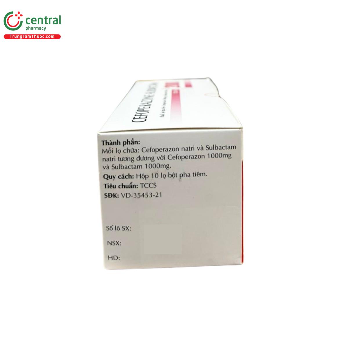 cefoperazone sulbactam 2000 10 G2012 cefoperazone sulbactam 2000 10 G2012