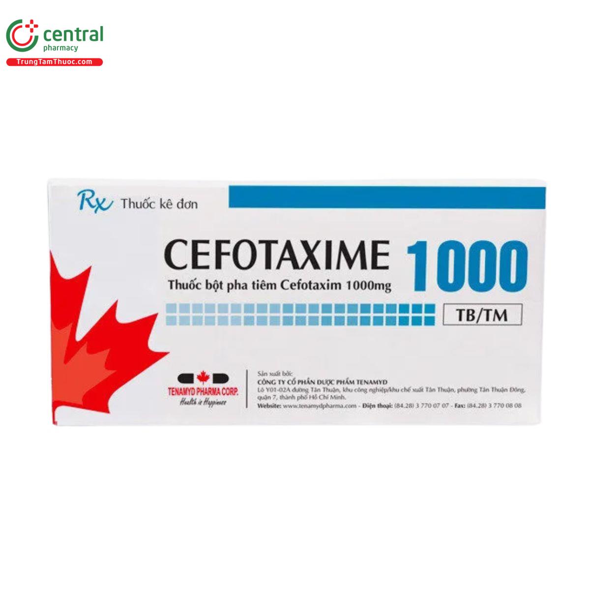 cefotaxime 1000 2 P6650