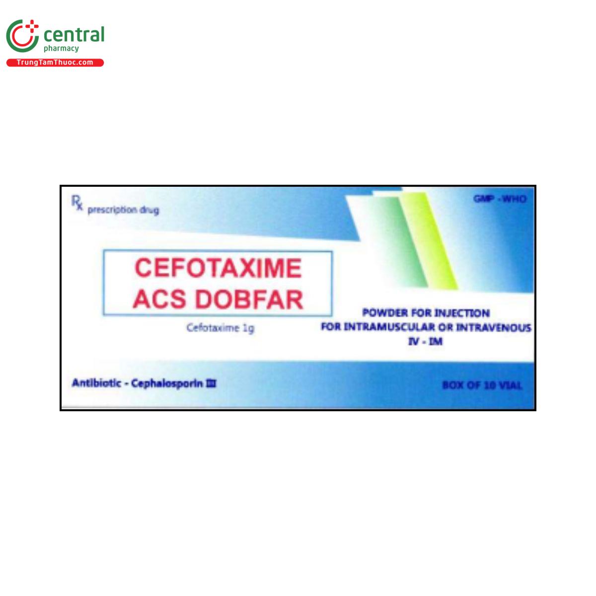cefotaxime acs dobfar 2 K4416 cefotaxime acs dobfar 2 K4416
