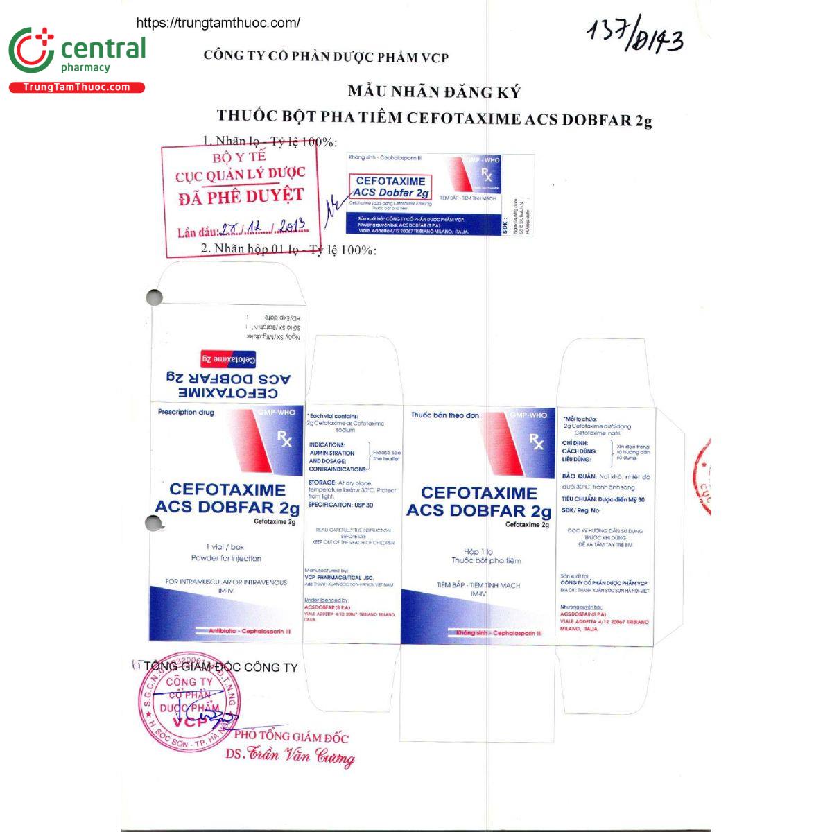 cefotaxime acs dobfar 2g 4 L4473 cefotaxime acs dobfar 2g 4 L4473
