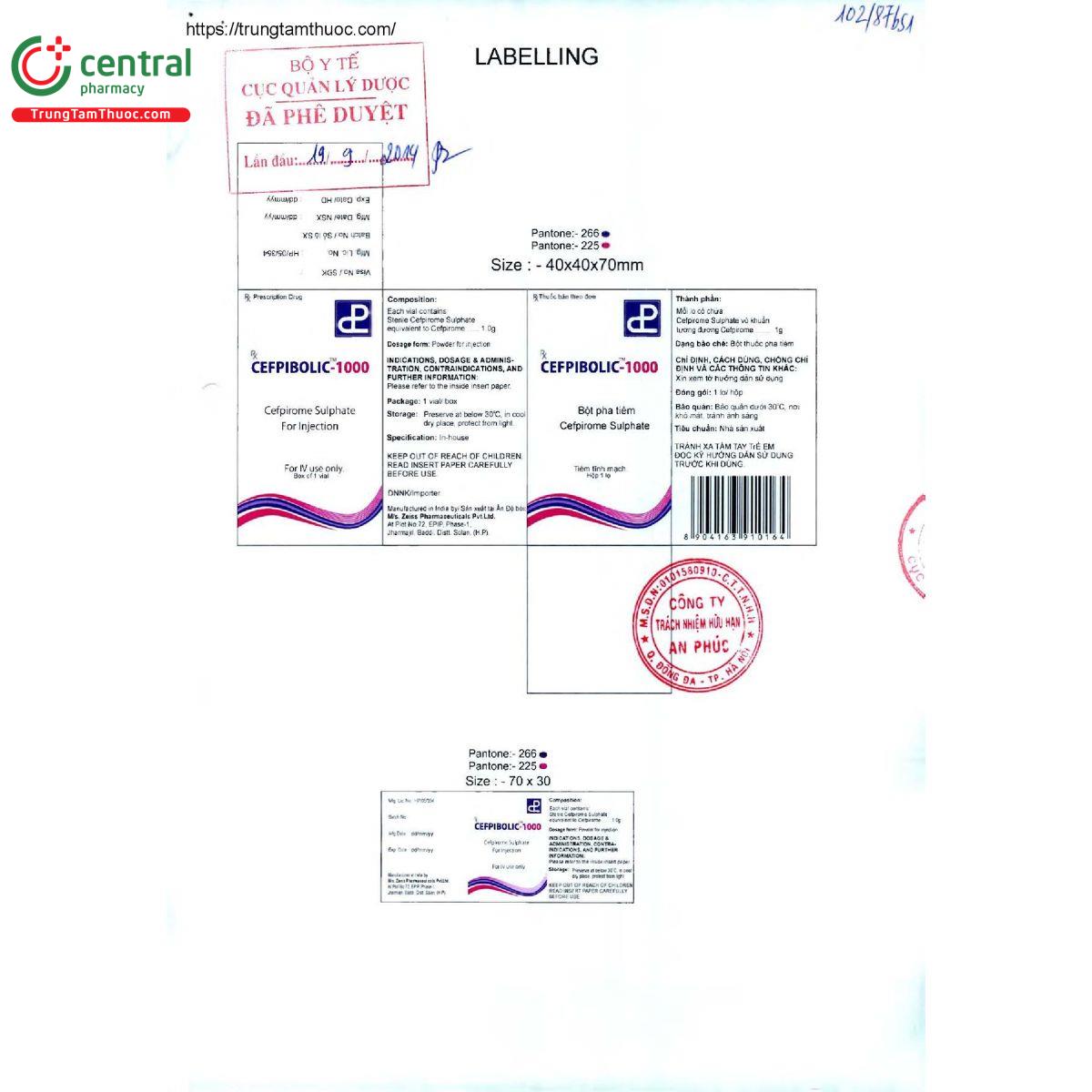 cefpibolic 1g hdsd 6 S7547 cefpibolic 1g hdsd 6 S7547