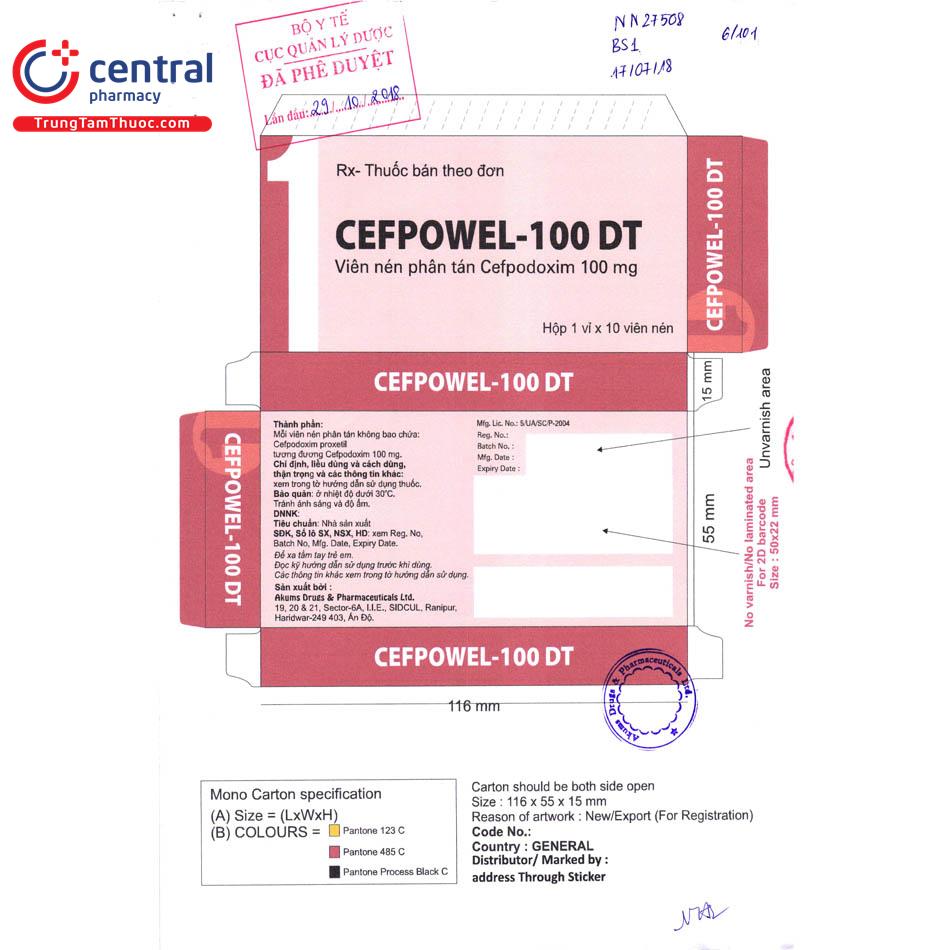 cefpowel 100 dt 0 P6035