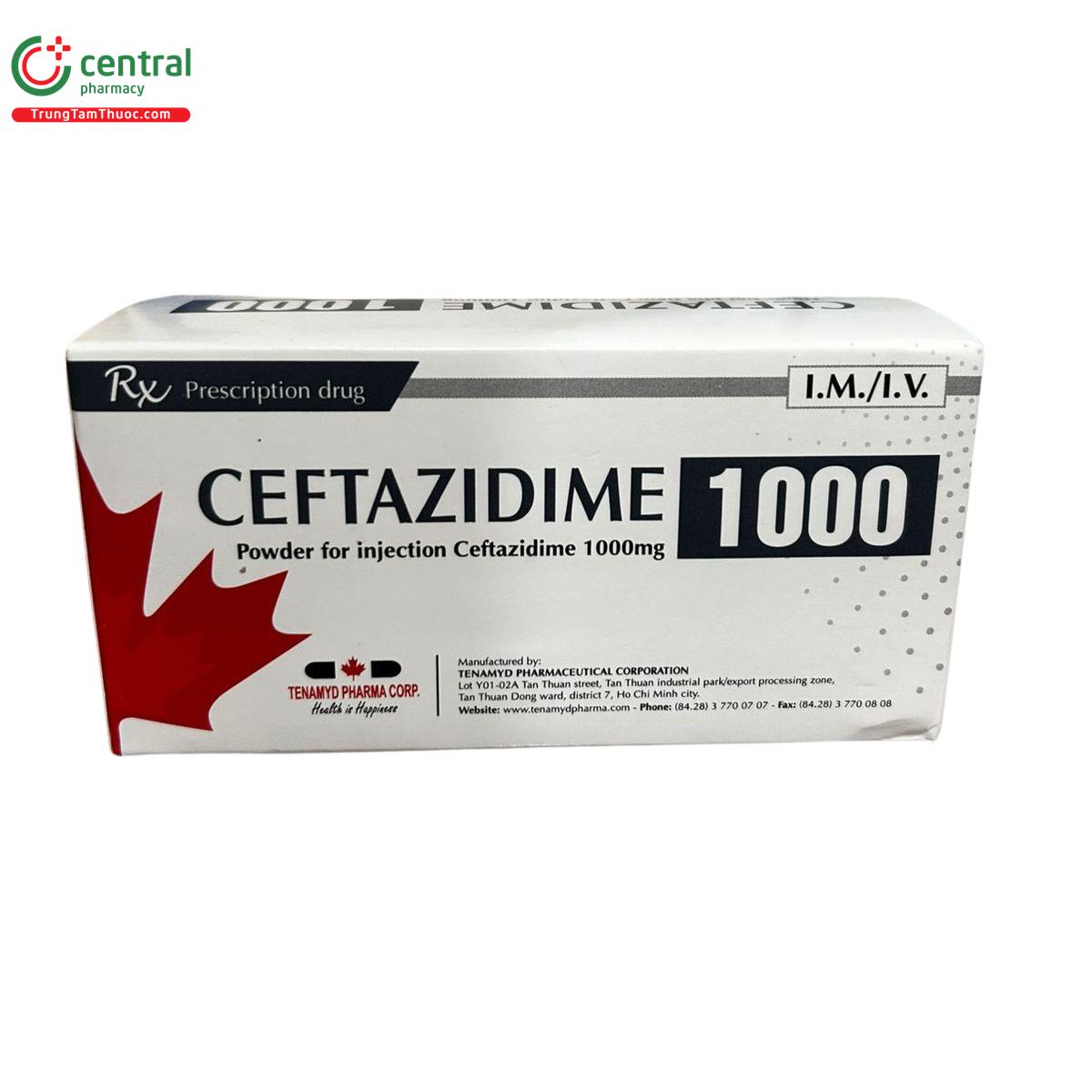 ceftazidime 1g 2 H2831