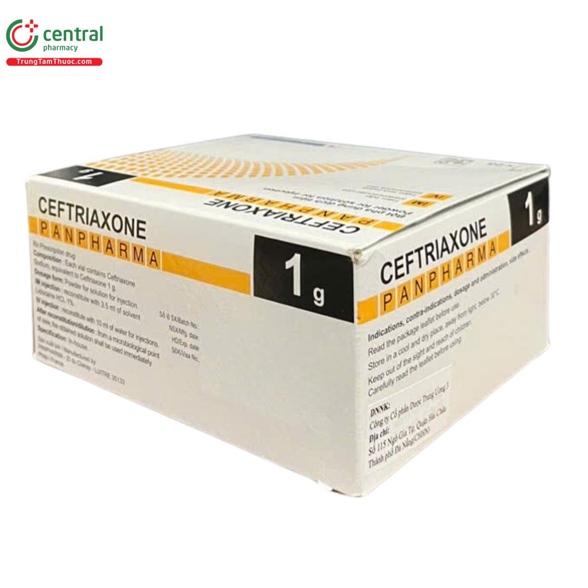 ceftriaxone panpharma 1g N5702