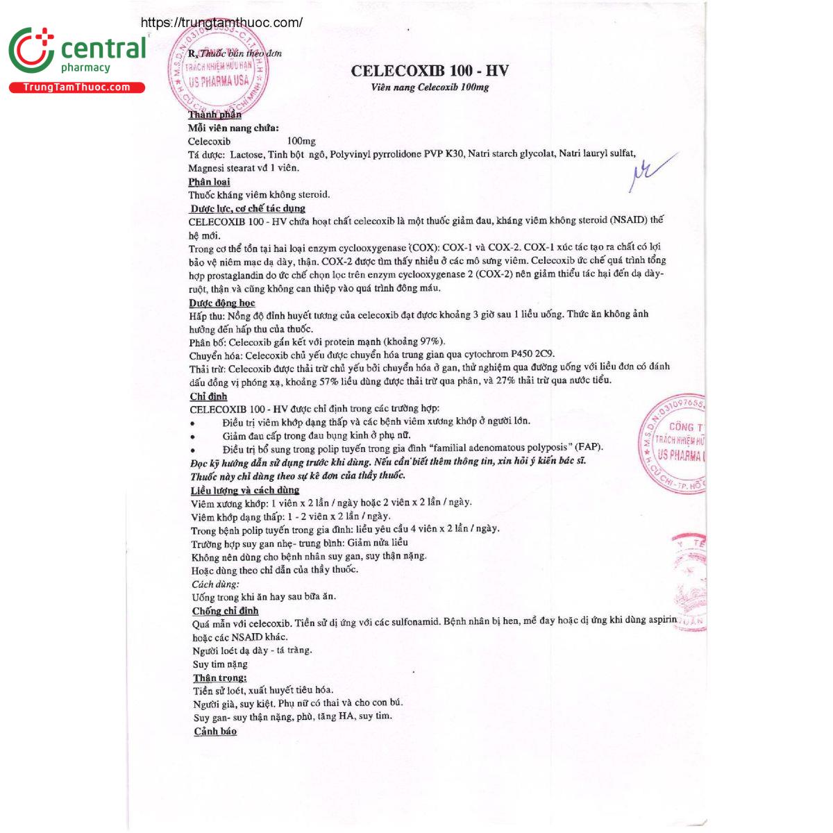 celecoxib 100 hv 6 I3148 celecoxib 100 hv 6 I3148