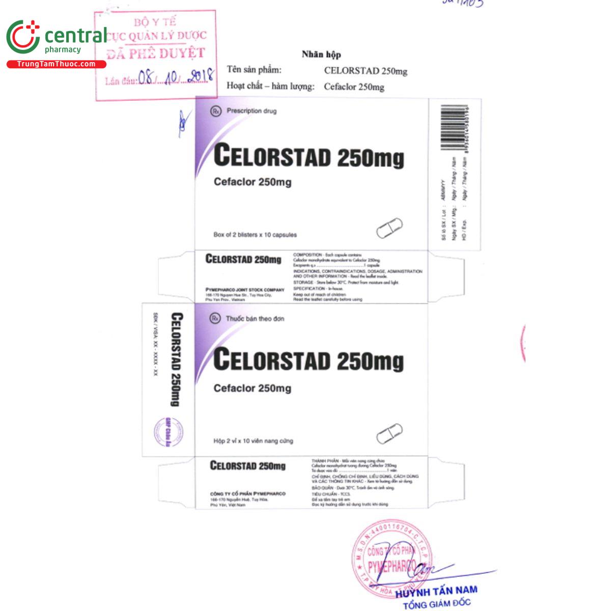 celorstad 250mg 5 L4401 celorstad 250mg 5 L4401
