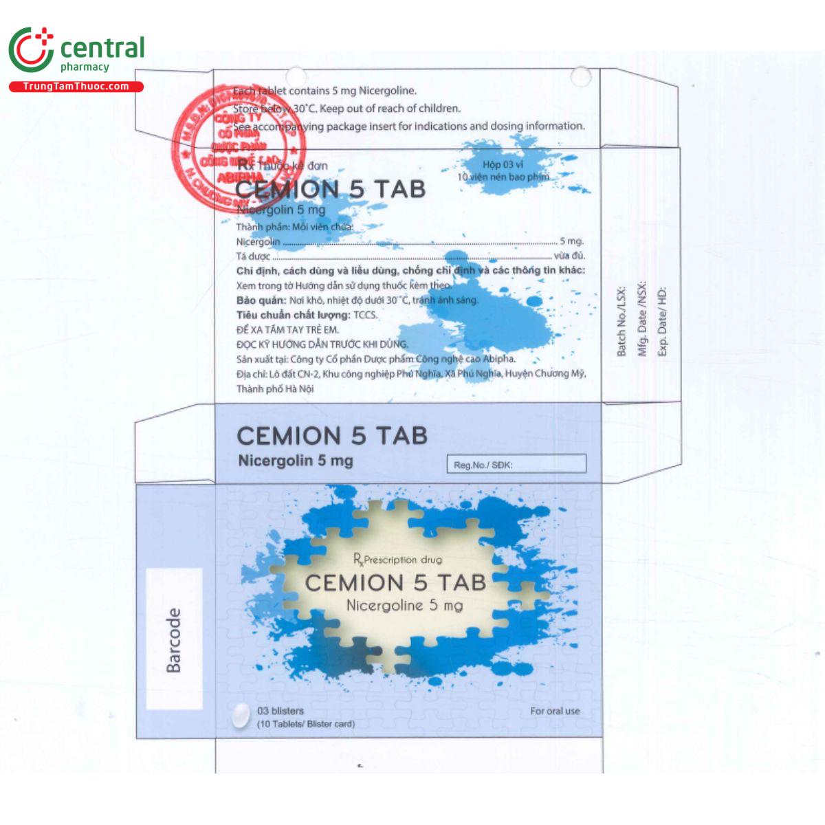 cemion 5 tab 3 J3843