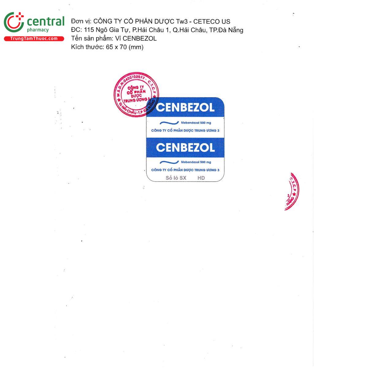 cenbezol 500mg 5 I3237