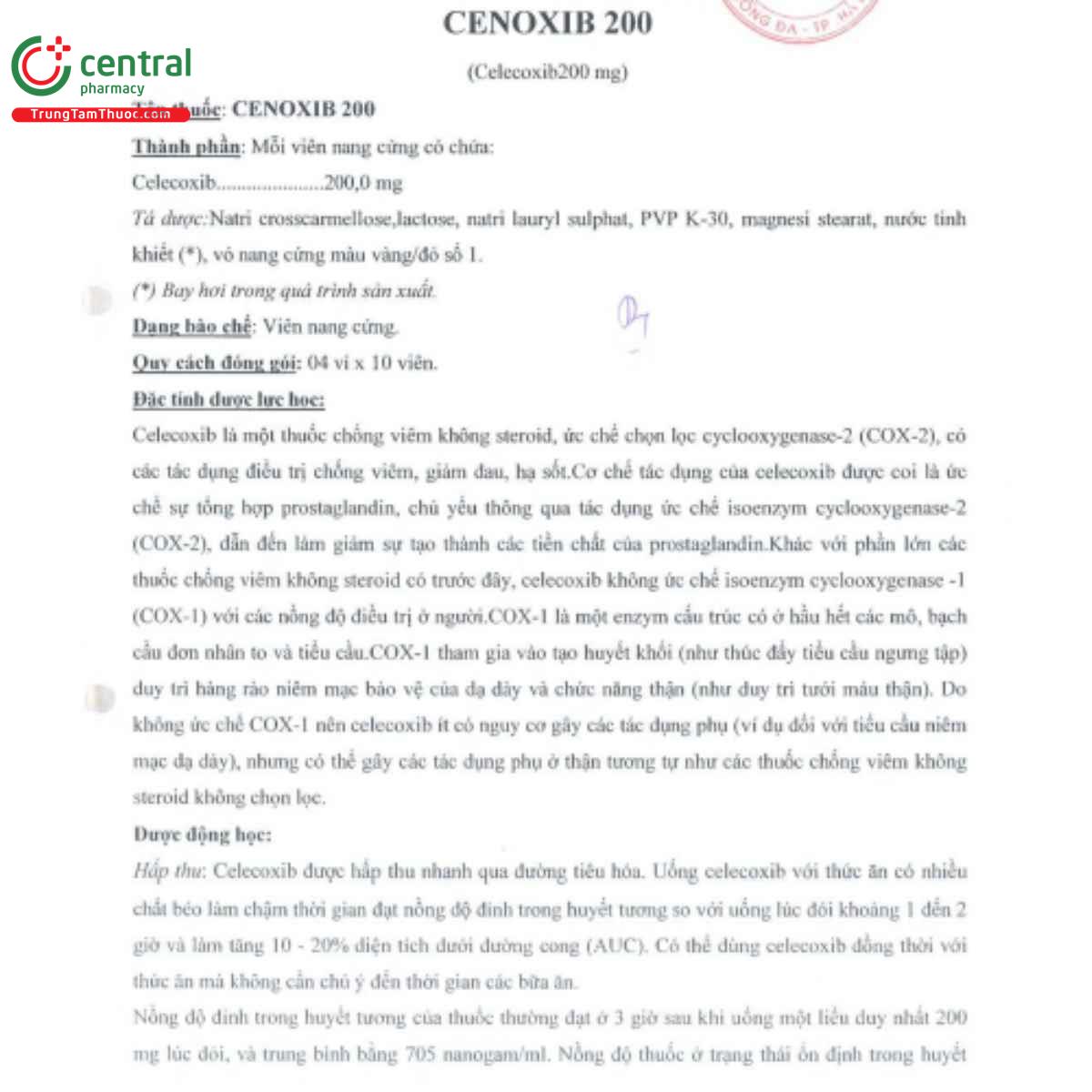 cenoxib 200 4 J4808 cenoxib 200 4 J4808