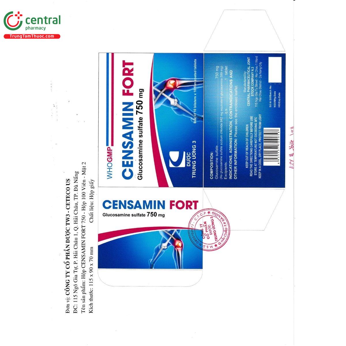 censamin fort 750mg 1 L4067