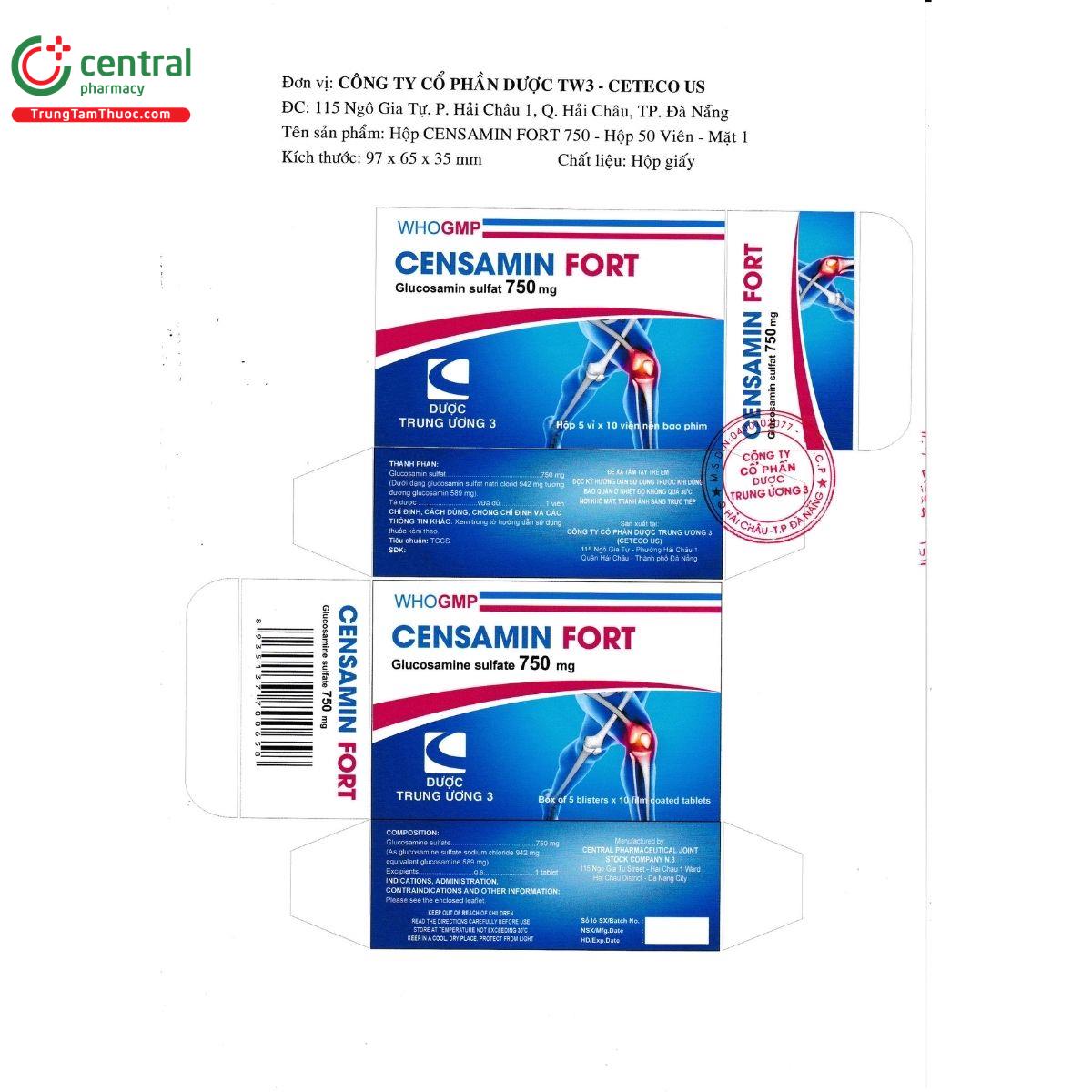 censamin fort 750mg 3 I3603