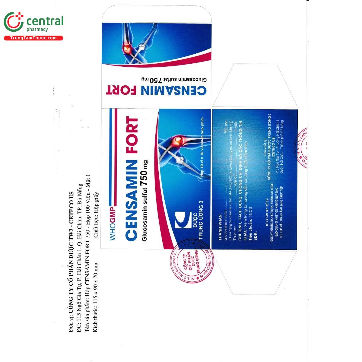 censamin fort 750mg K4524