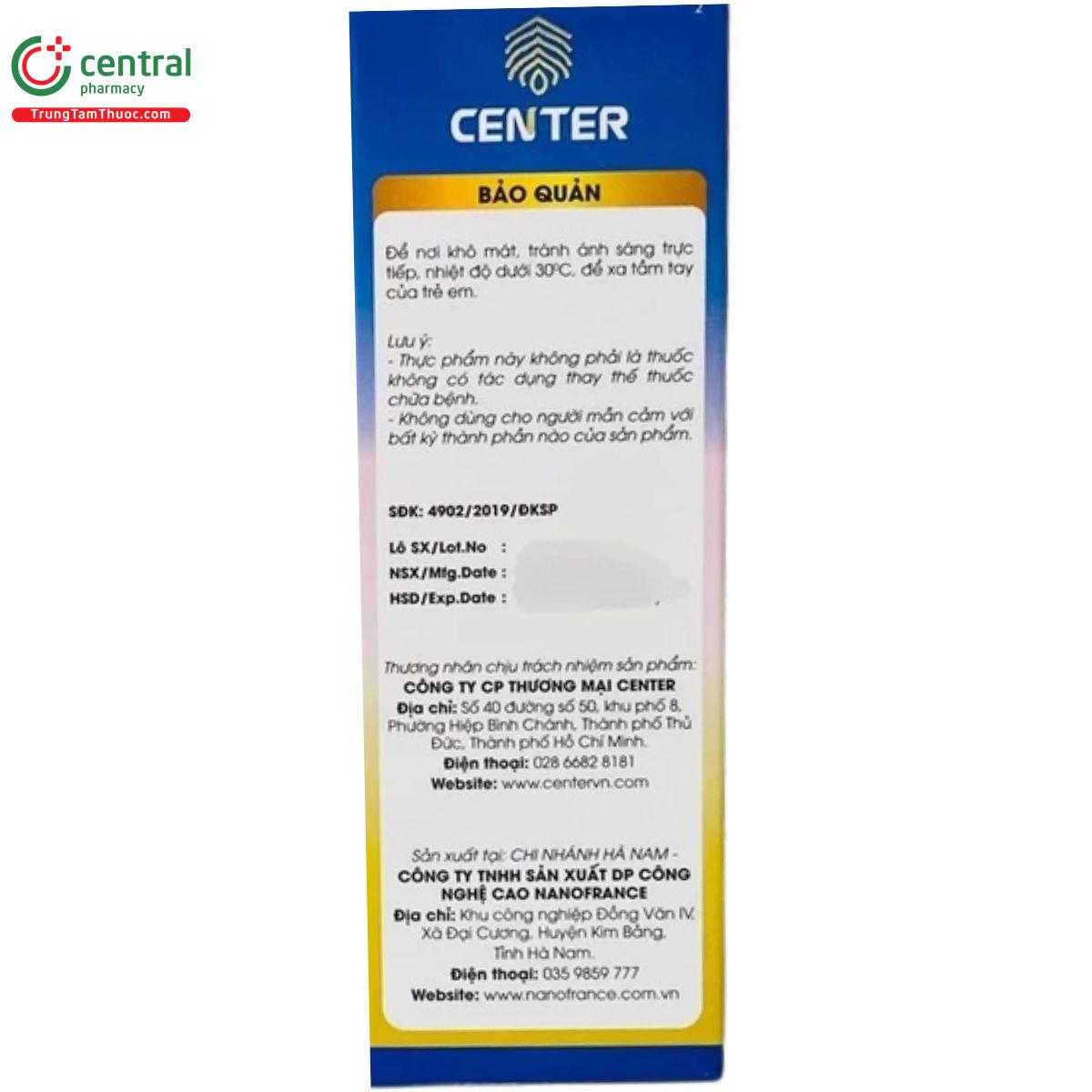 center baby plus calcium nano gold 1 K4066