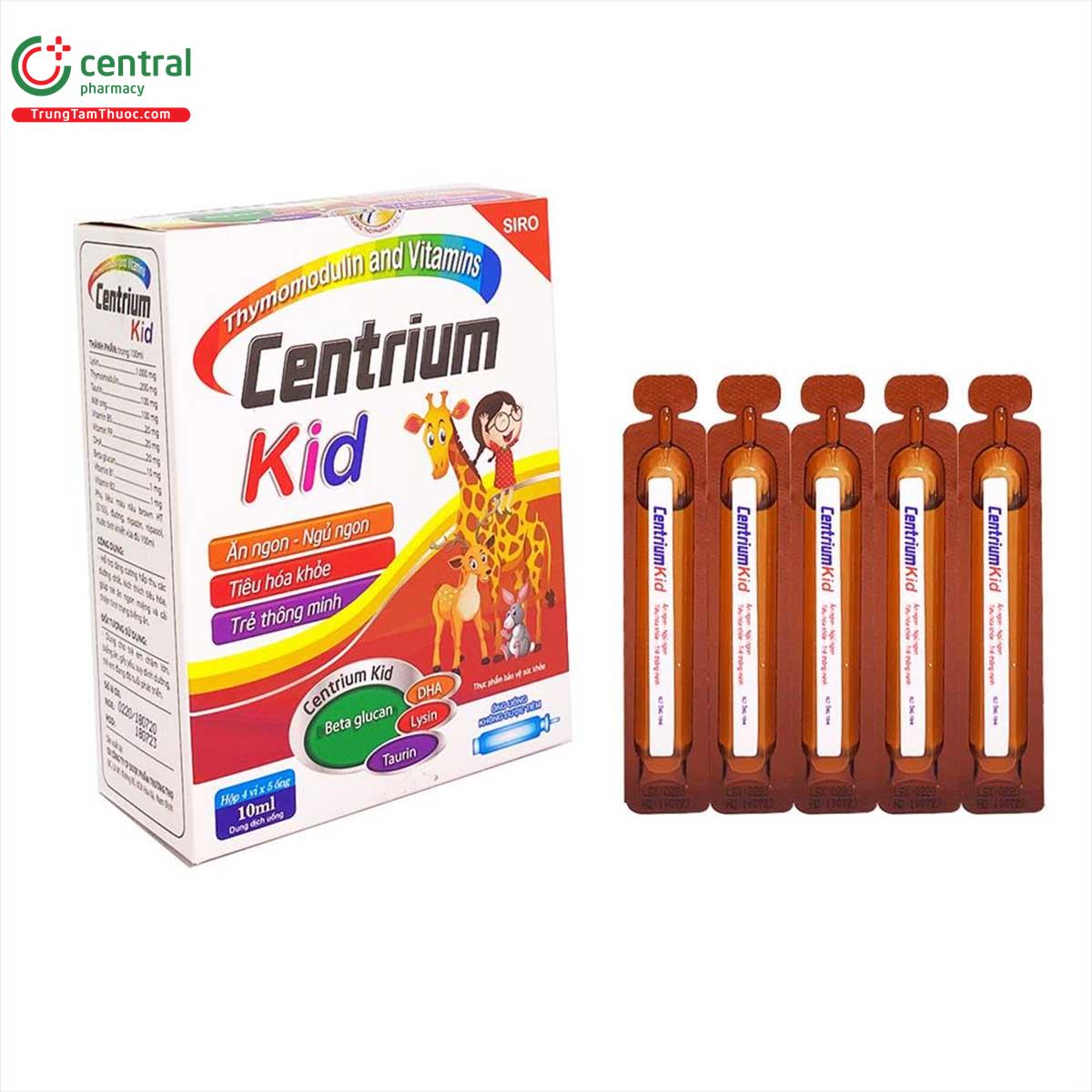 Thuốc Centrium Kid giúp kích thích tiêu hóa, cải thiện chứng biếng ăn