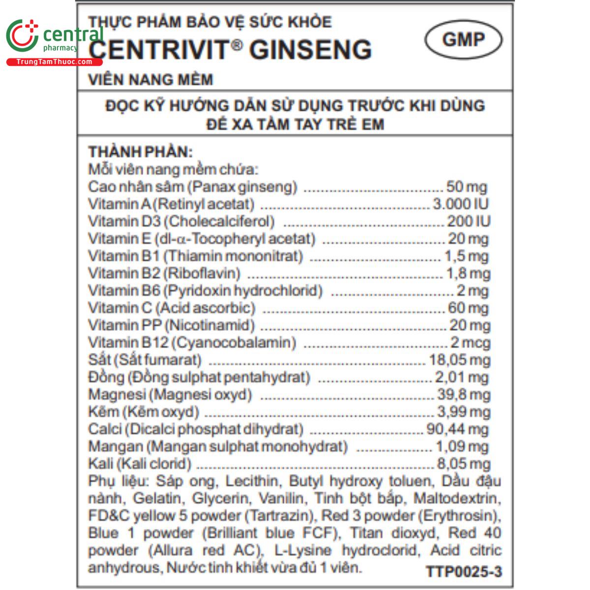 centrivit ginseng 8 F2474