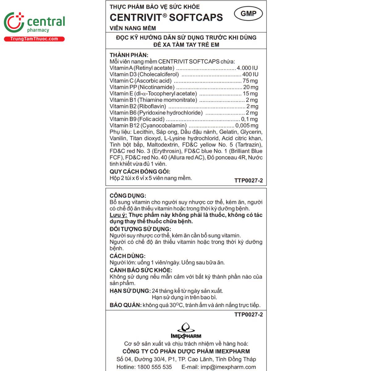 centrivit softcaps 6 A0211