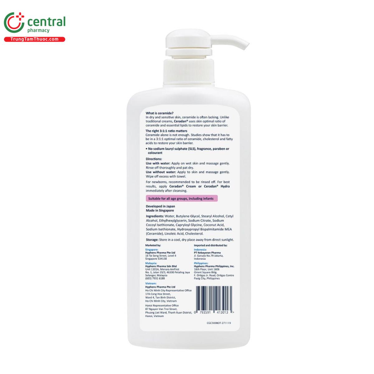 ceradan gentle cleanser 3 I3867