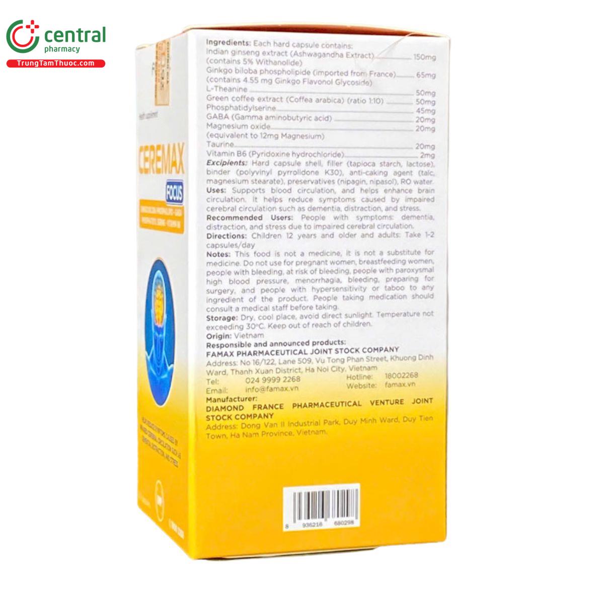 ceremax focus 6 J4740