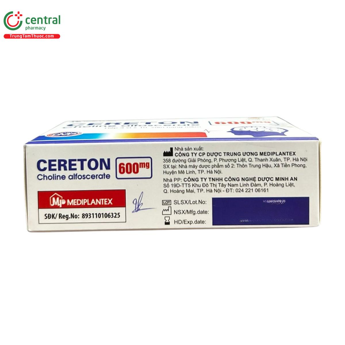 cereton 600mg 8 G2738 cereton 600mg 8 G2738