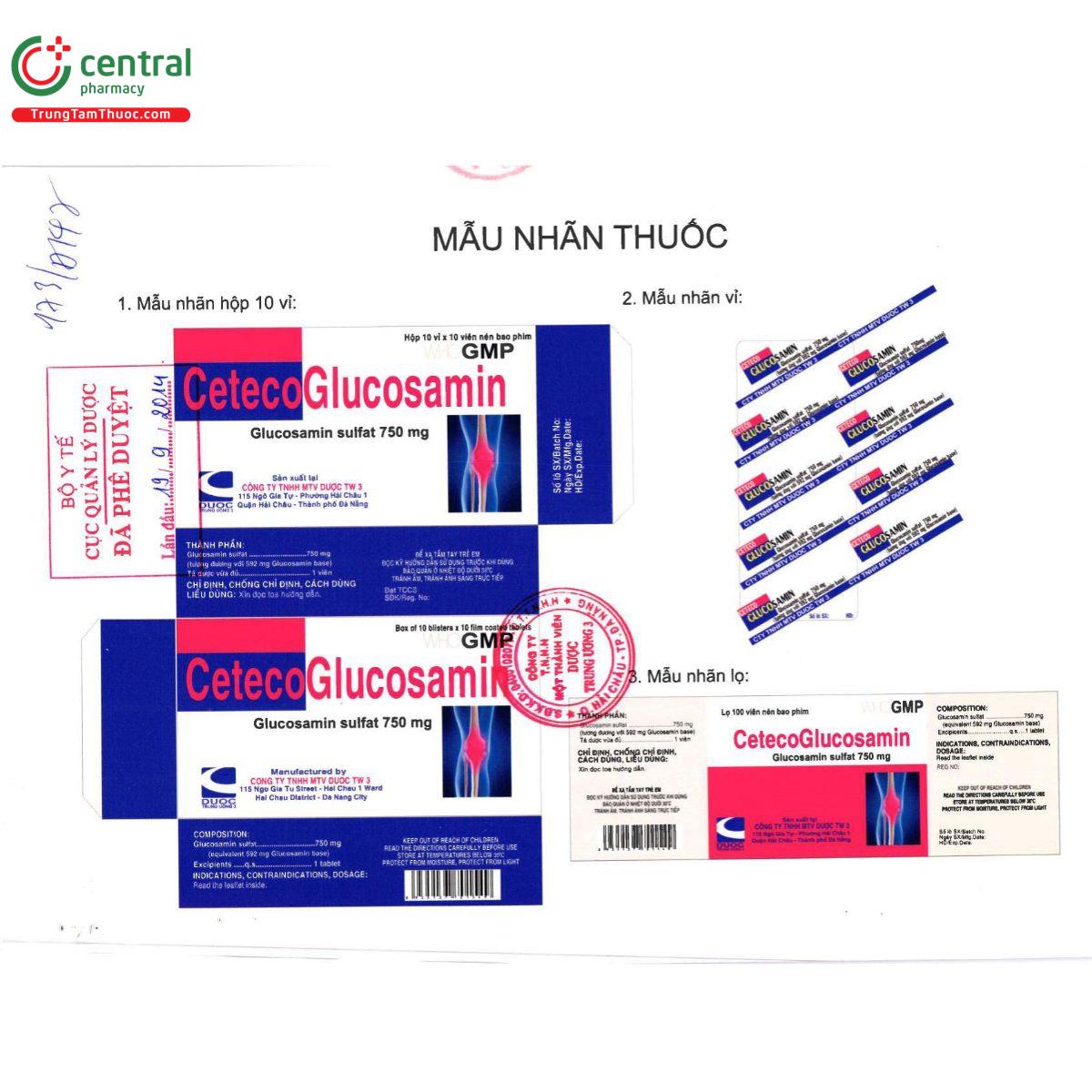 ceteco glucosamin 750mg 3 T7685 ceteco glucosamin 750mg 3 T7685