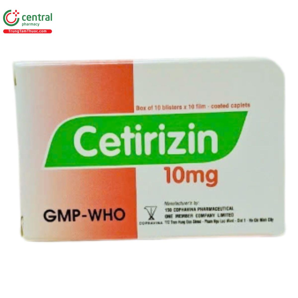 cetirizin 10mg armephaco 10 F2608