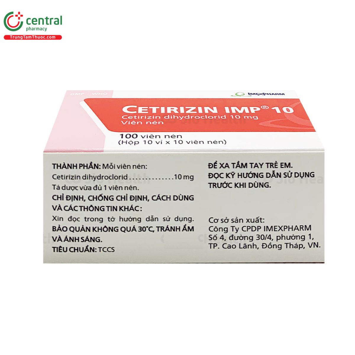 cetirizin 10mg imexpharm 2 S7741