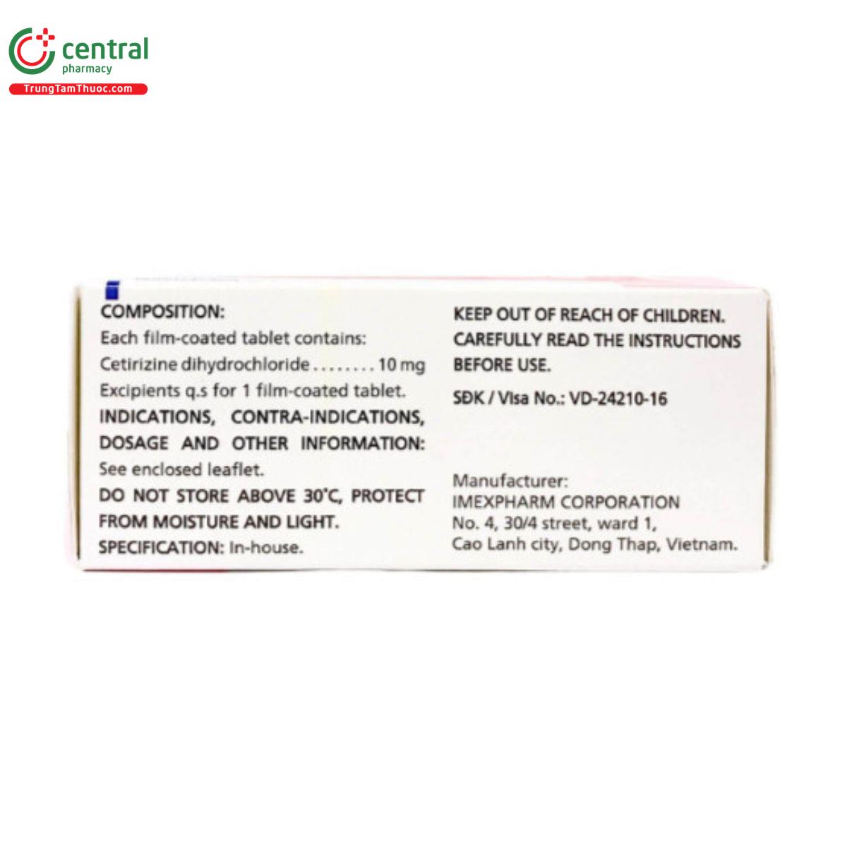 cetirizin 10mg imexpharm 4 L4245