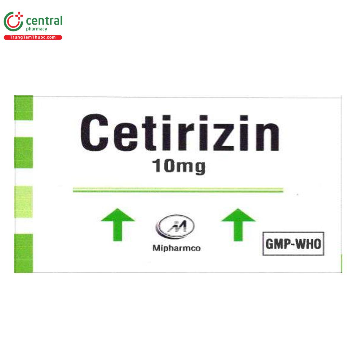 cetirizin 10mg mipharmco V8105 cetirizin 10mg mipharmco V8105