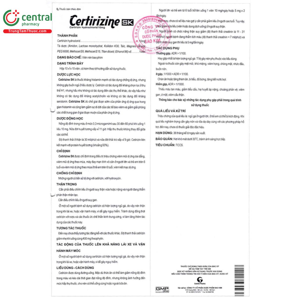 cetirizine sk 1 T7752 cetirizine sk 1 T7752