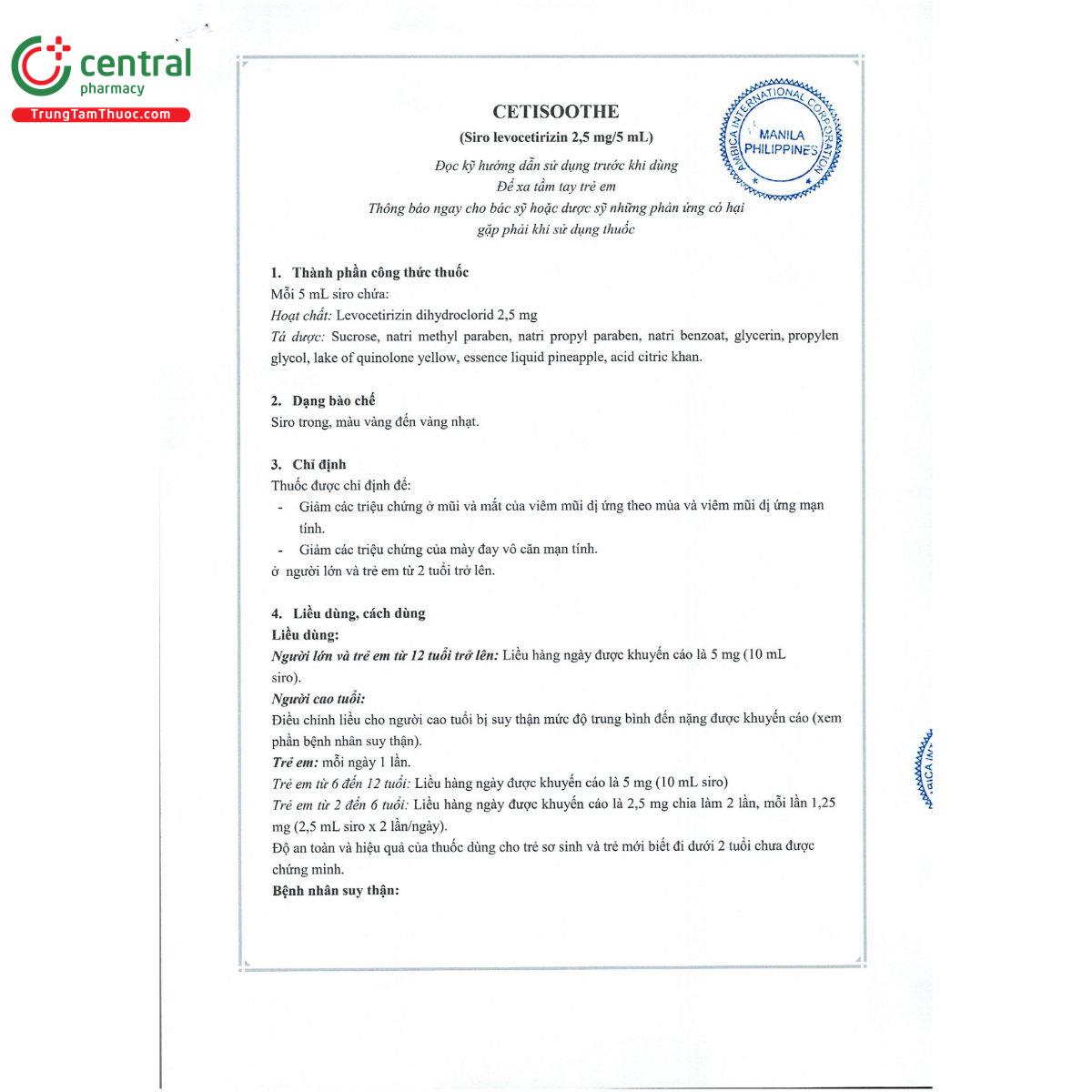cetisoothe 3 N5318 cetisoothe 3 N5318