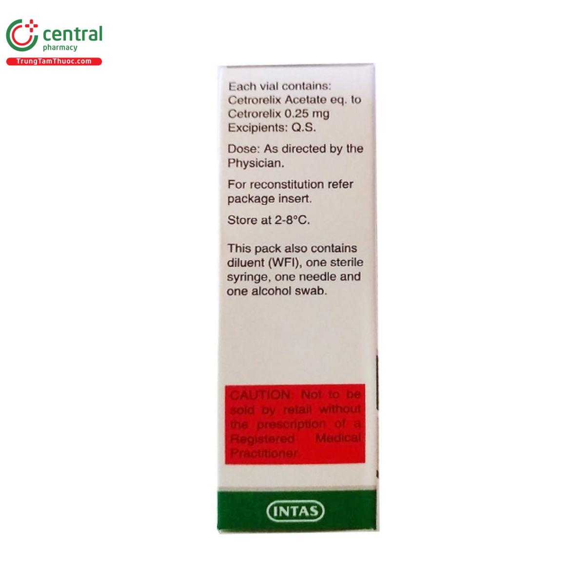 cetrolix 025mg 6 D1065