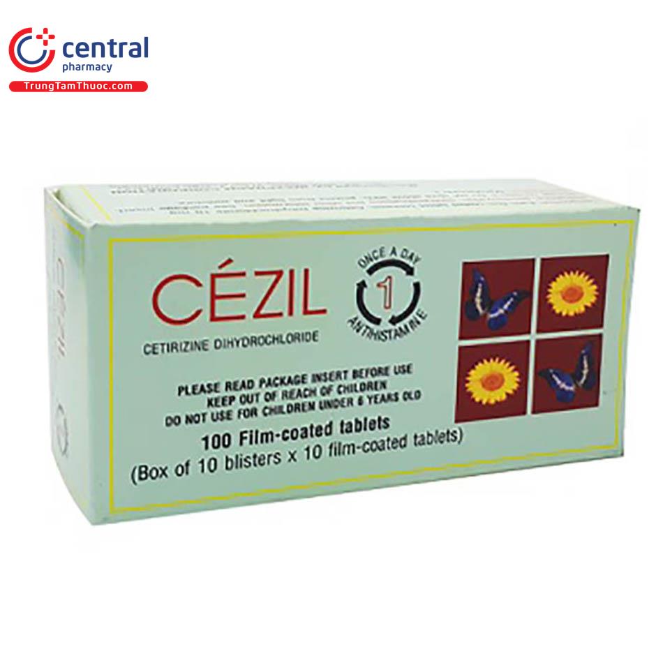 [CHÍNH HÃNG] Thuốc Cezil 10mg - Điều trị các trường hợp dị ứng