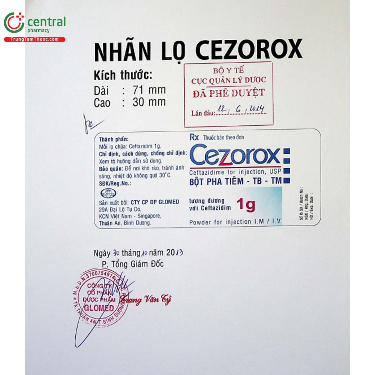 cezorox 1g 3 H2256 cezorox 1g 3 H2256