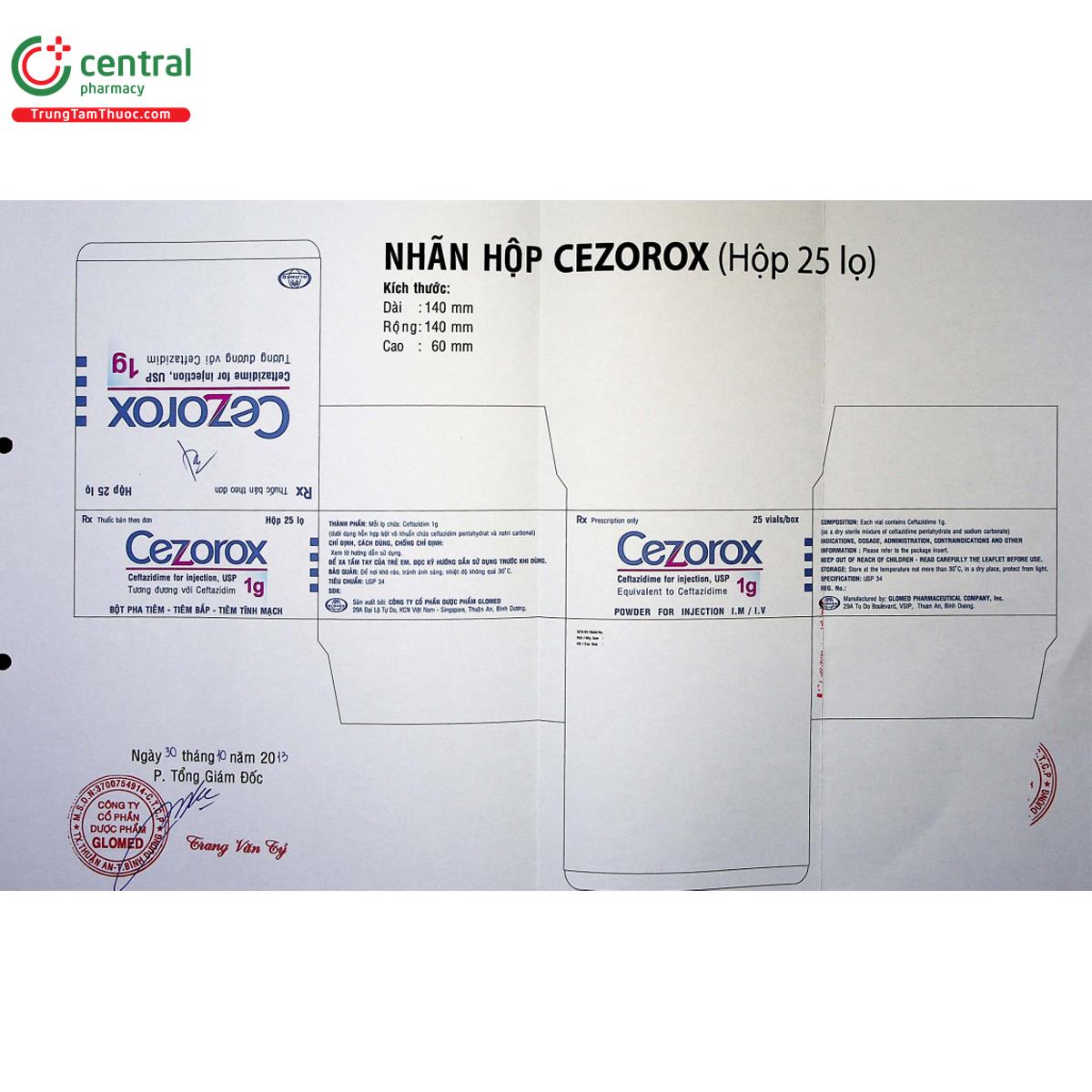 cezorox 1g 6 J3051 cezorox 1g 6 J3051