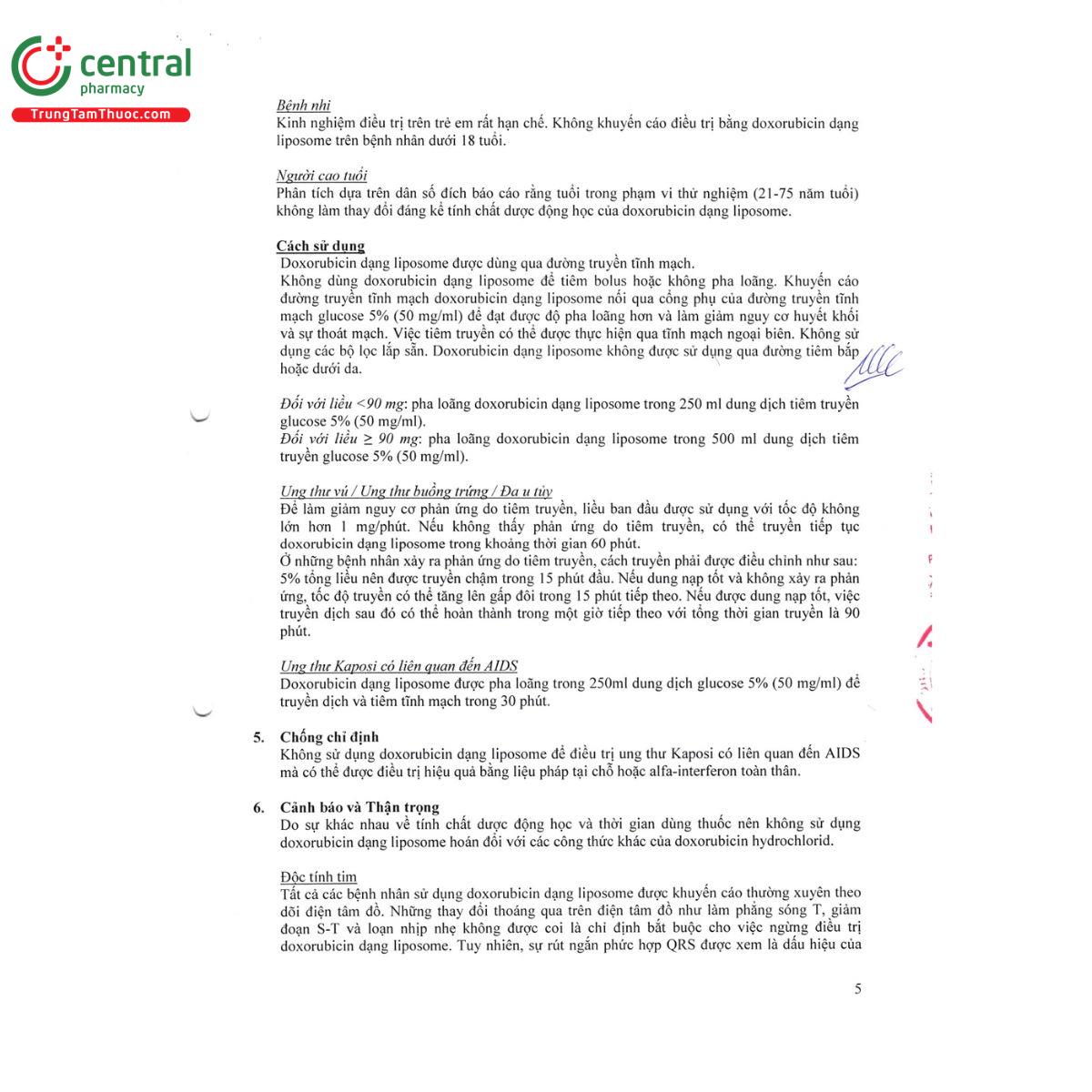 chemodox 2 mg ml 10 P6553