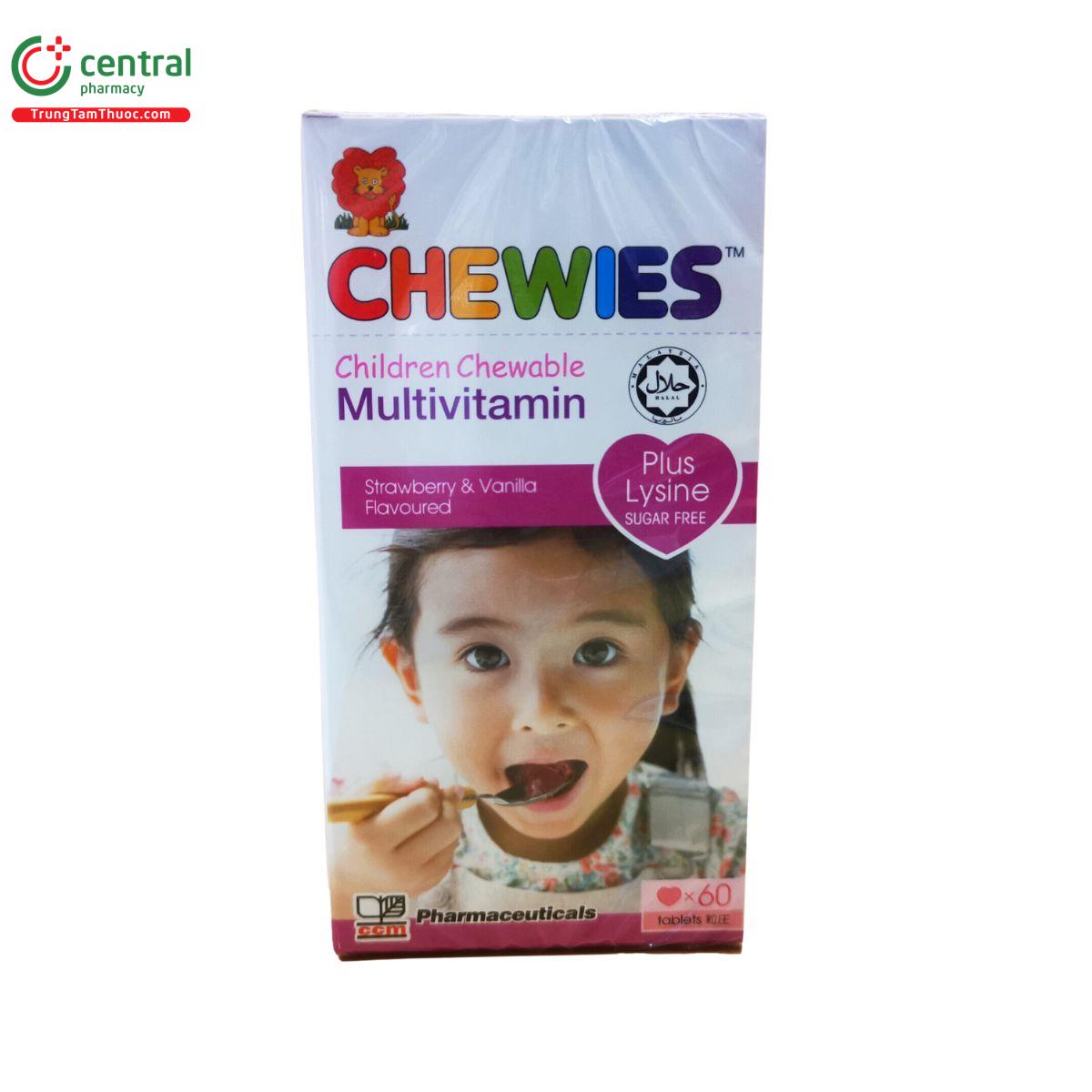 chewies multivitamin plus lysine 2 M4550