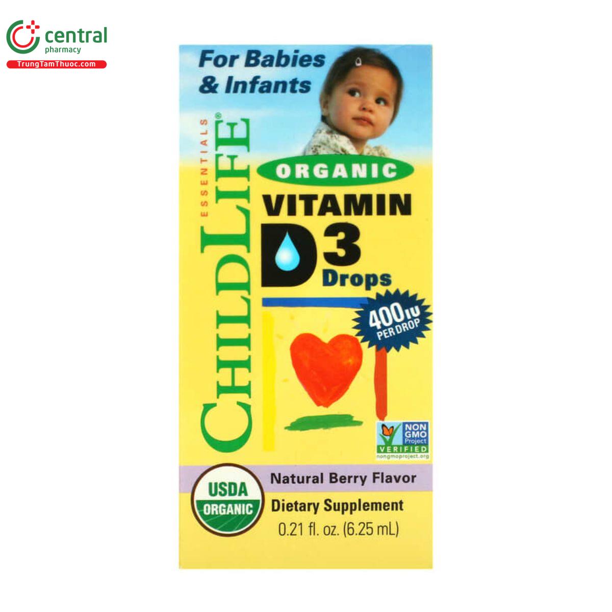 childlife organic vitamin d3 drops 10ml 3 B0306