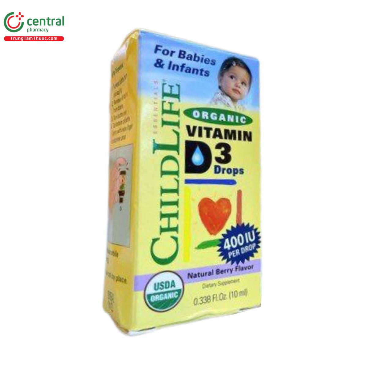 childlife organic vitamin d3 drops 10ml 5 L4122