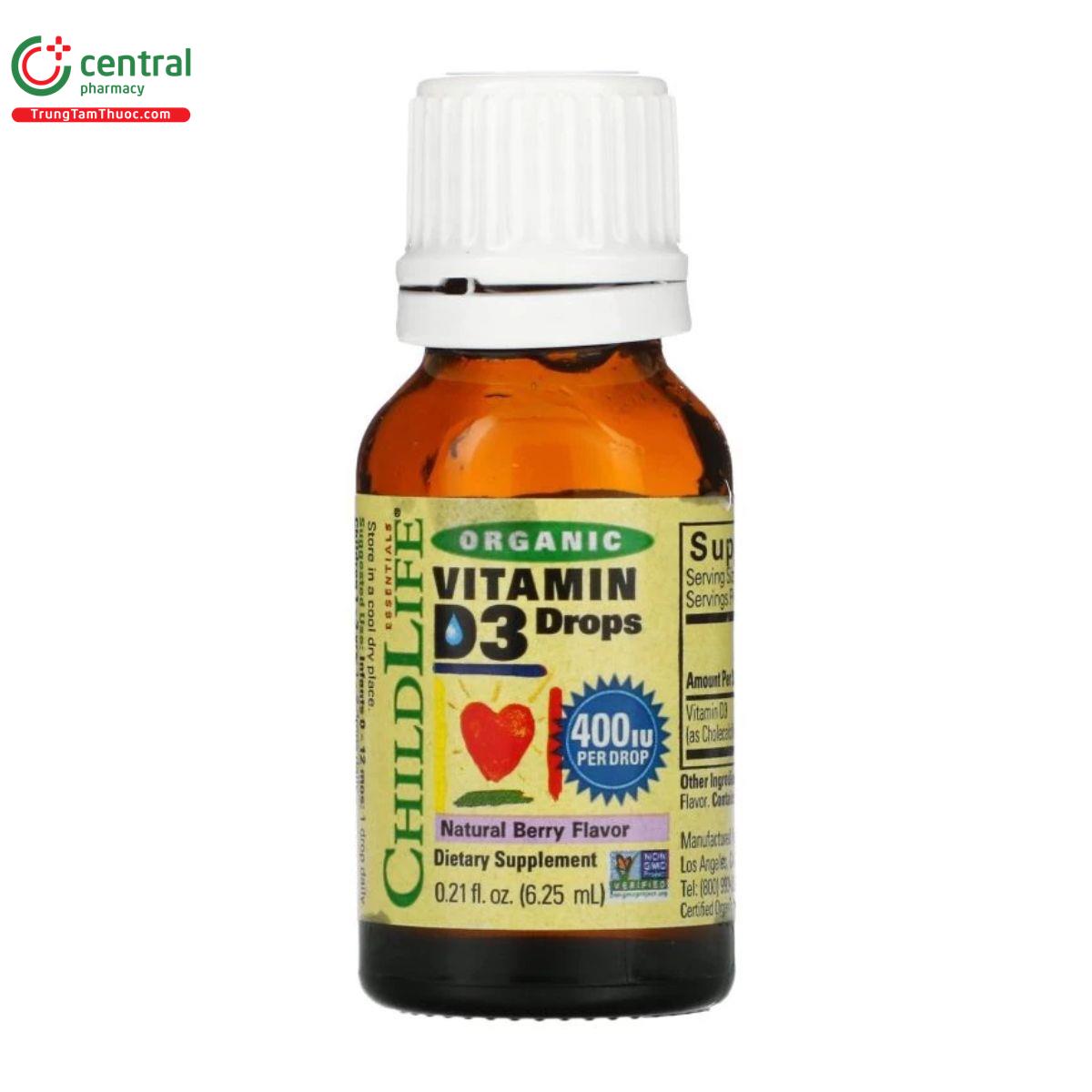 childlife organic vitamin d3 drops 10ml 9 U8835