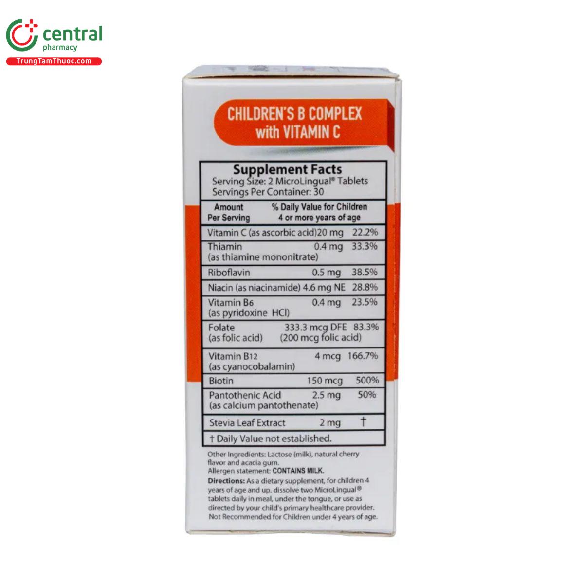 children s b complex with vitamin c 5 B0530 children s b complex with vitamin c 5 B0530
