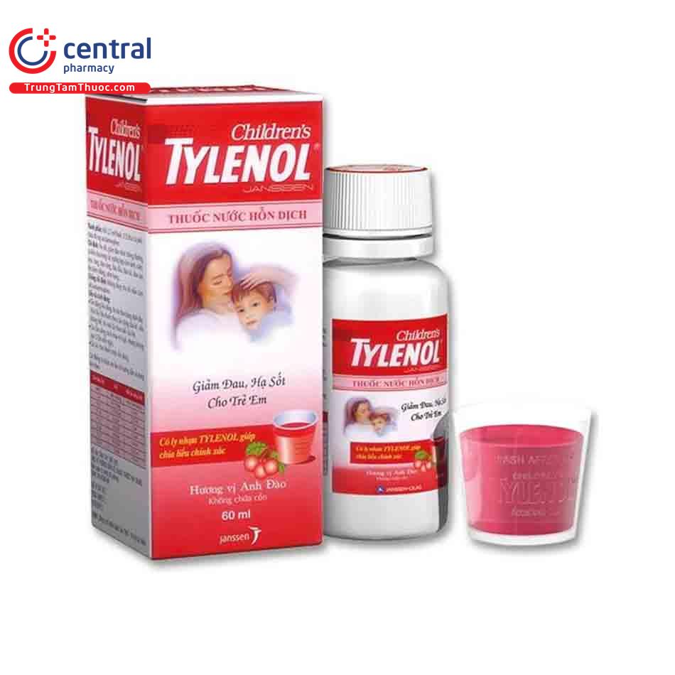 Thuốc Children's Tylenol 60ml - Thuốc giảm đau, hạ sốt cho trẻ em